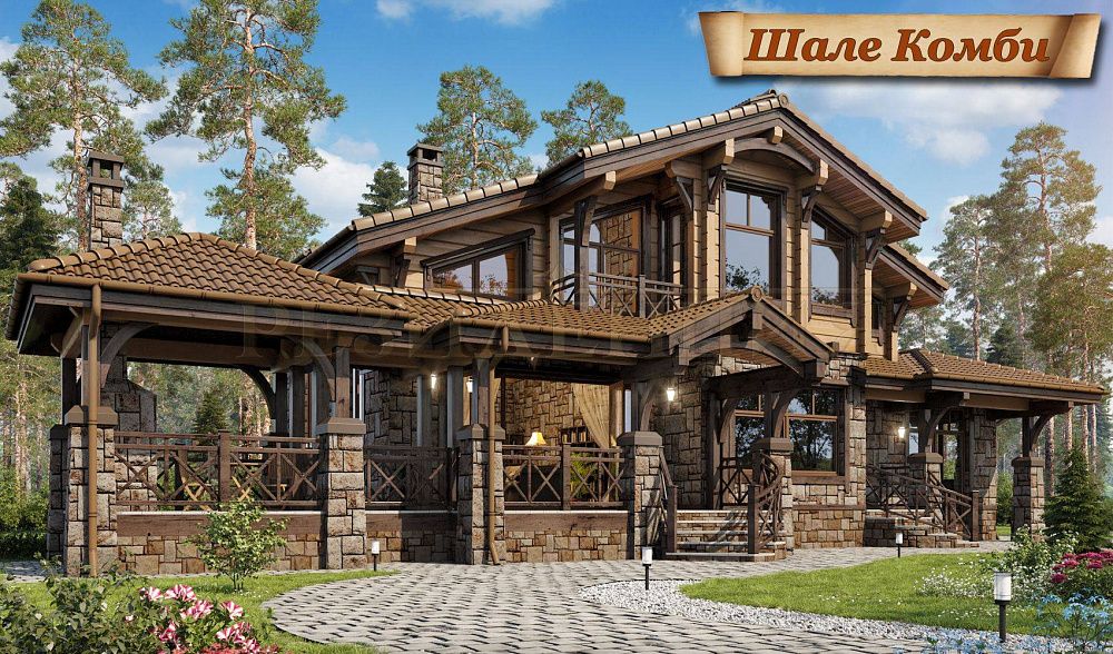 Шале Комби с барбекю — 1