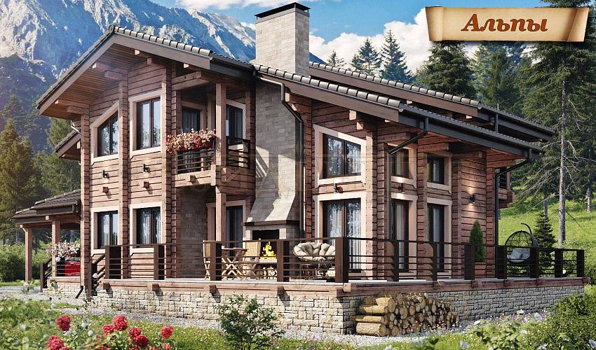 Дом шале - проектирование и строительство под ключ Альпы