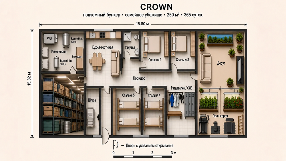 Crown — Припасы