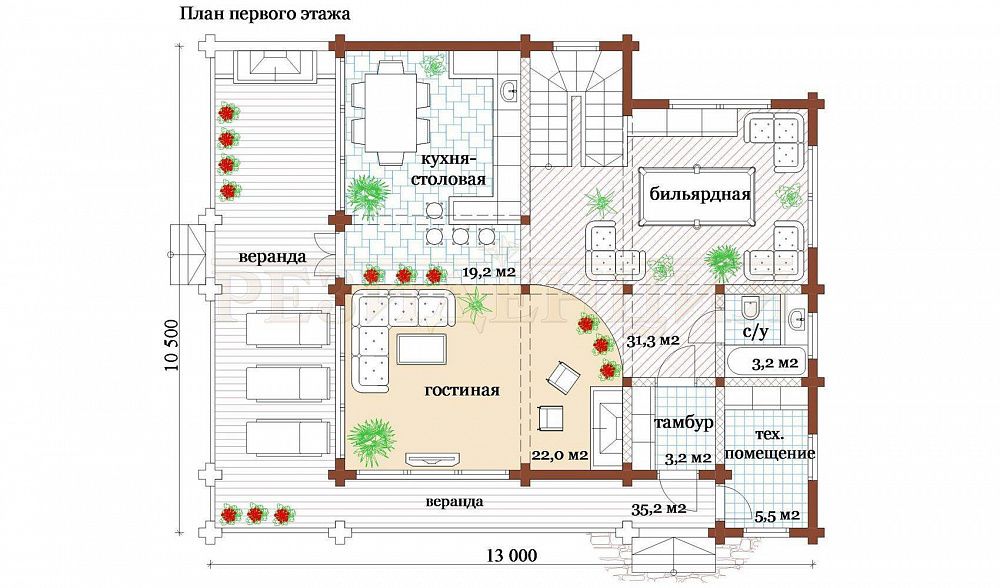 Берта — Планировка — 1