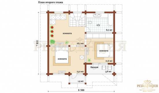 Проект дома  Австрия - Строительство и проектирование загородных домов в Москве. Резидент Хаус.